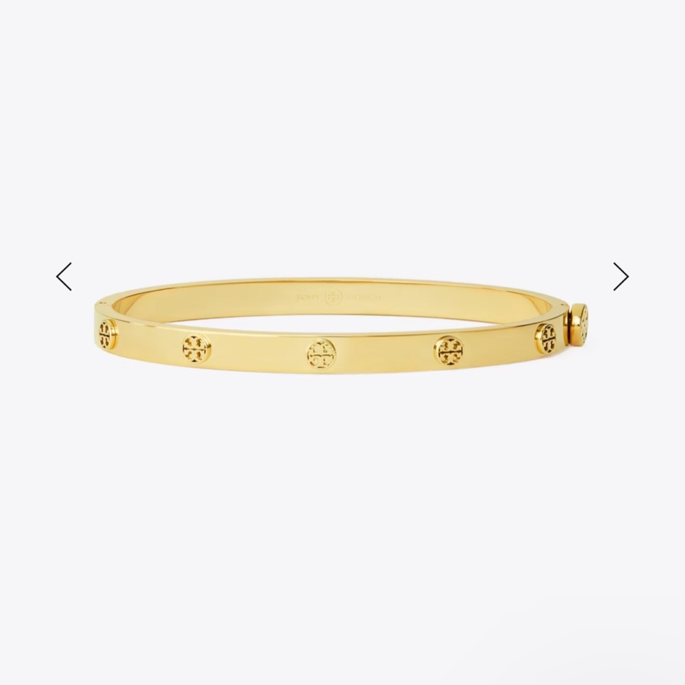 Tory Burch gold bangle bracelet